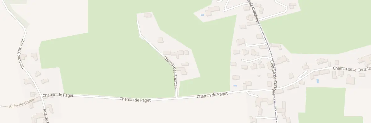 Plan du 94 Chem des Sources à Gillonnay