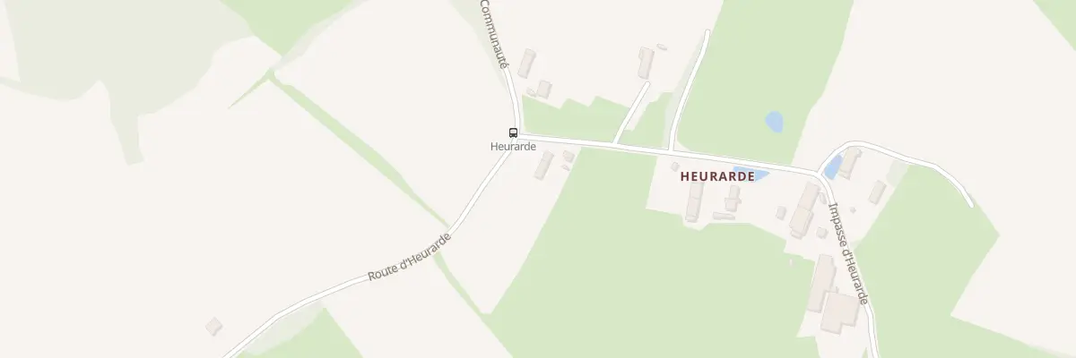 Plan du 970 Rte d’Heurarde à Bouhans