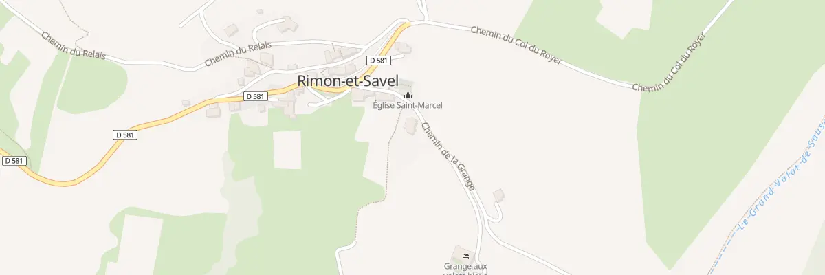 Plan du 9001 Le Village à Rimon-et-Savel