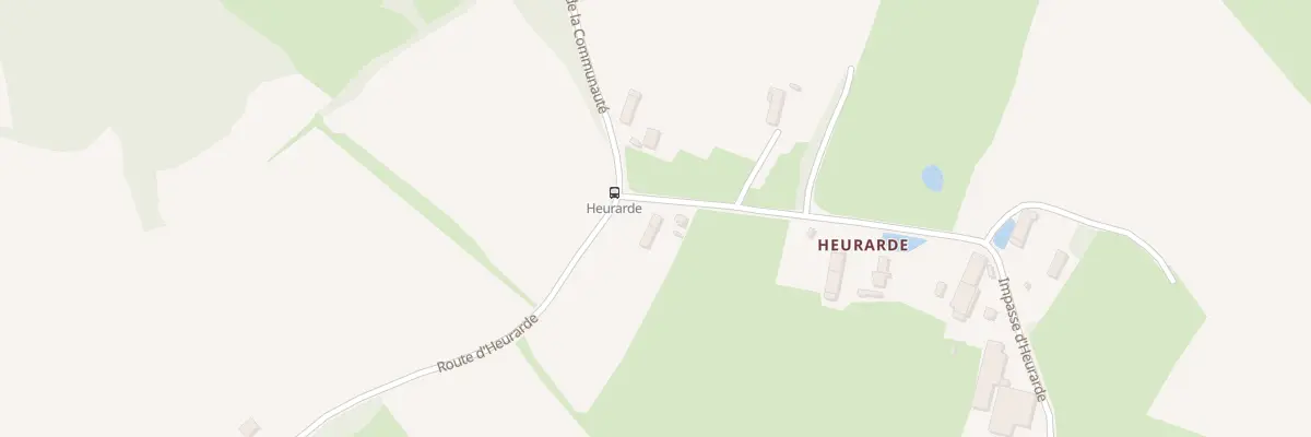 Plan du 998 Rte d’Heurarde à Bouhans