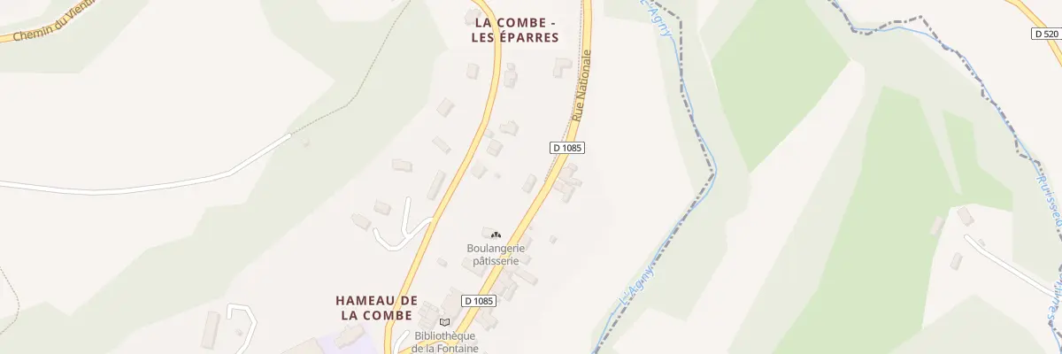 Plan du 1412 N Nationale 85 aux Éparres