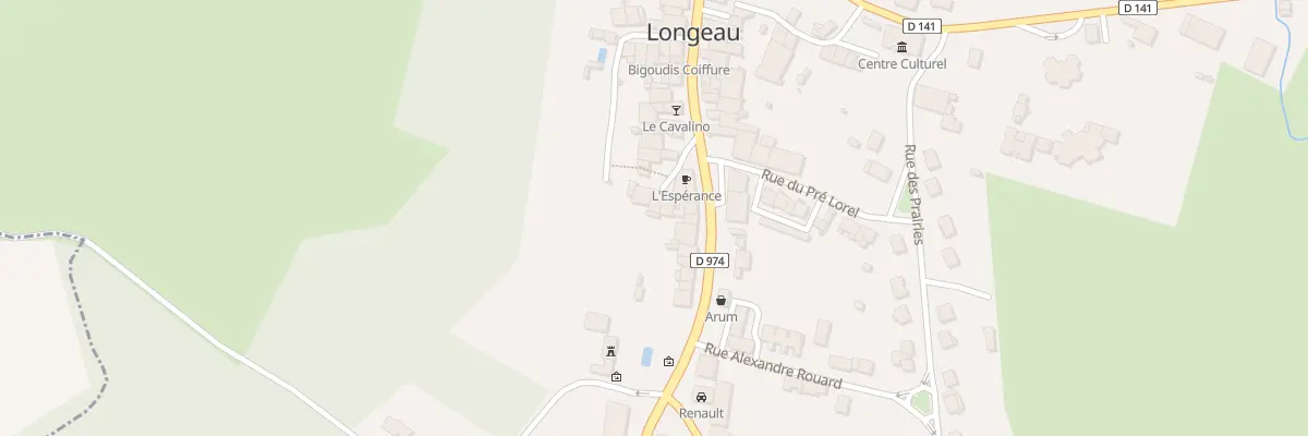 Plan du 38 Rue de Champagne à Longeau-Percey
