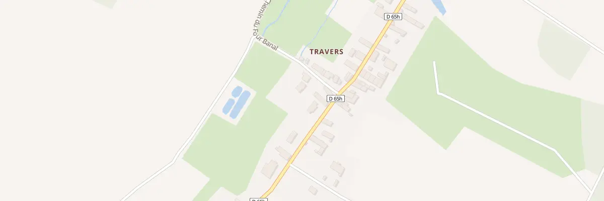 Plan du 2382 Rte de Travers à La Balme-les-Grottes