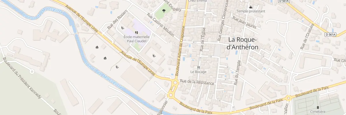 Plan du 40 Bd Adam de Craponne à La Roque-d’Anthéron