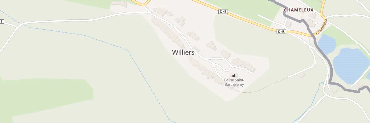 Plan du 23 Rue de l’Ancien Lavoir à Williers