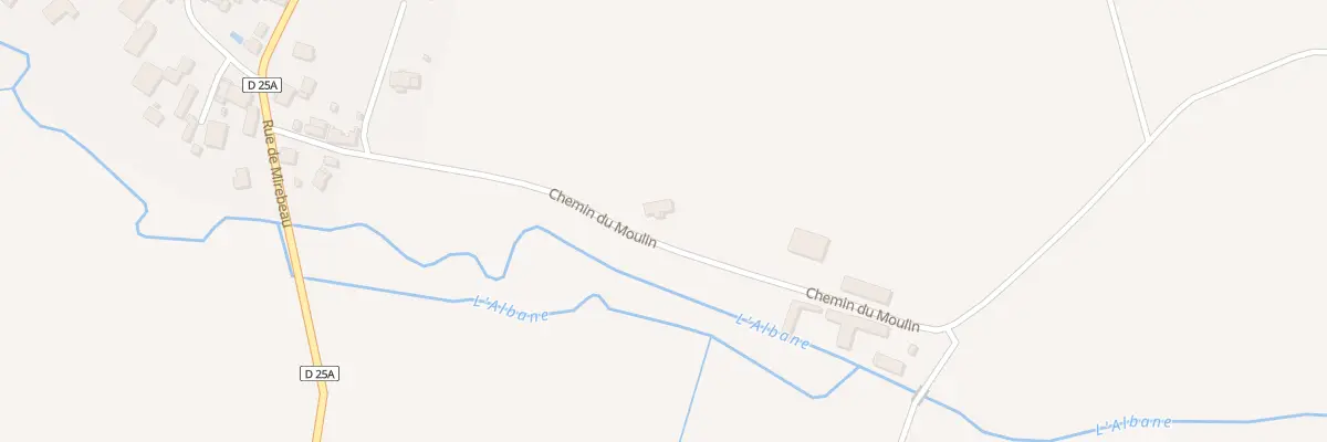 Plan du 21 Rue du Moulin à Trochères