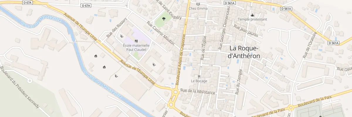 Plan du 34 Bd Adam de Craponne à La Roque-d’Anthéron