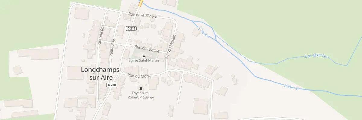 Plan du 11 Rue du Mont à Longchamps-sur-Aire