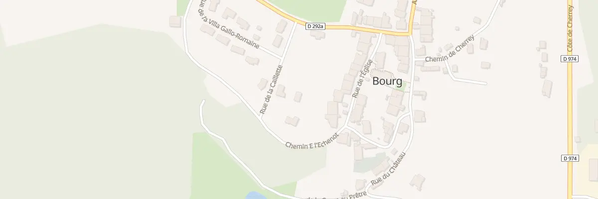 Plan du 9 Rue de la Caillette à Bourg