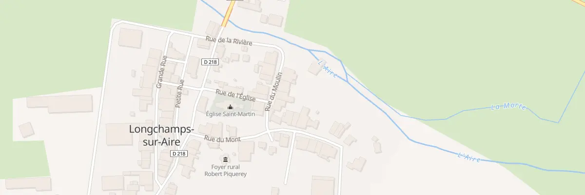 Plan du 4 Rue du Moulin à Longchamps-sur-Aire