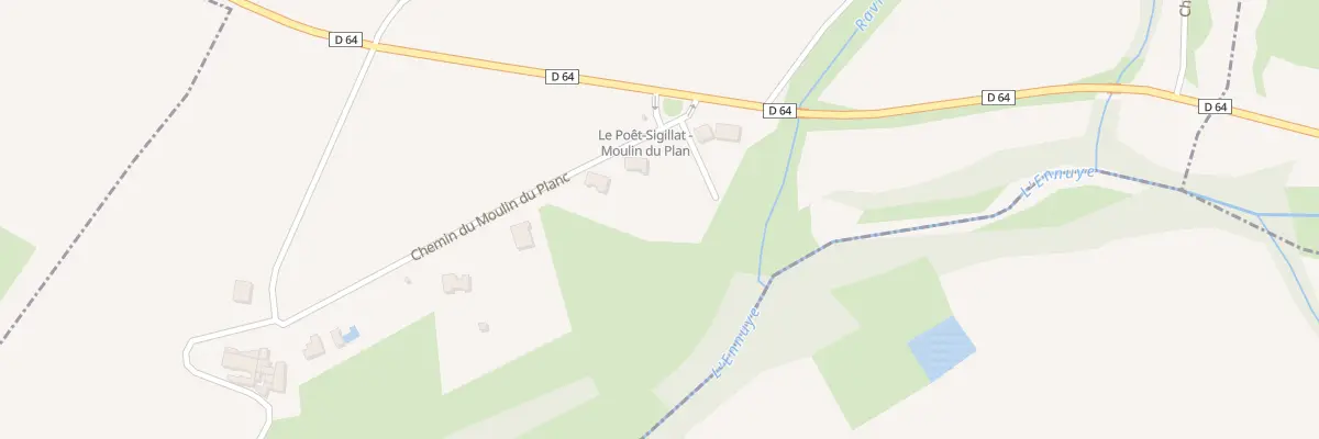 Plan du 90 Imp du Moulin au Poët-Sigillat