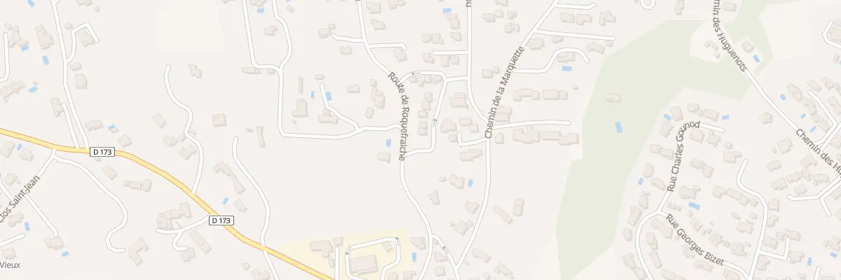 Plan du 214E Rte de Roquefraiche à Lauris