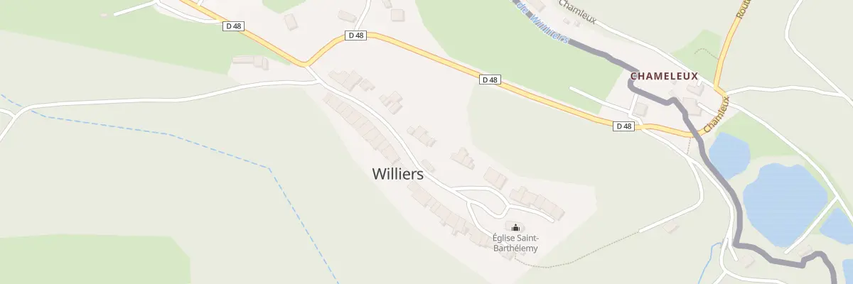 Plan du 14 Rue de l’Ancien Lavoir à Williers