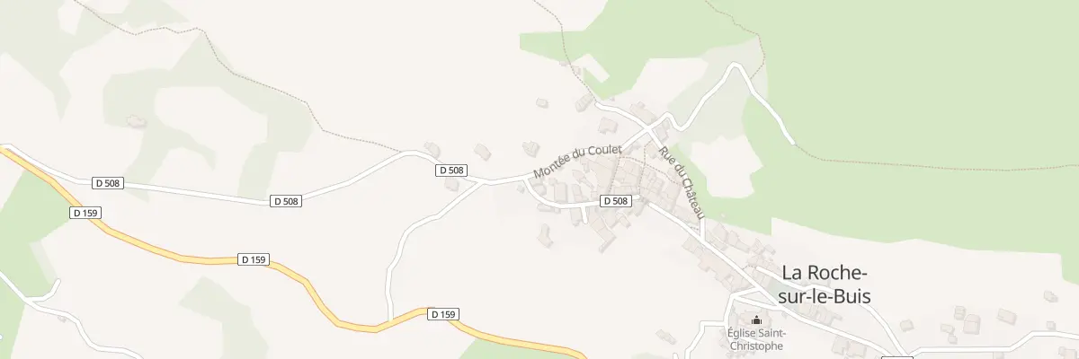 Plan du 5008 La Musque à La Roche-sur-le-Buis