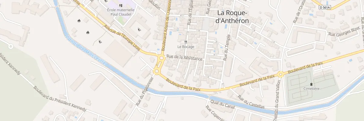 Plan du 14 Rue de Provence à La Roque-d’Anthéron