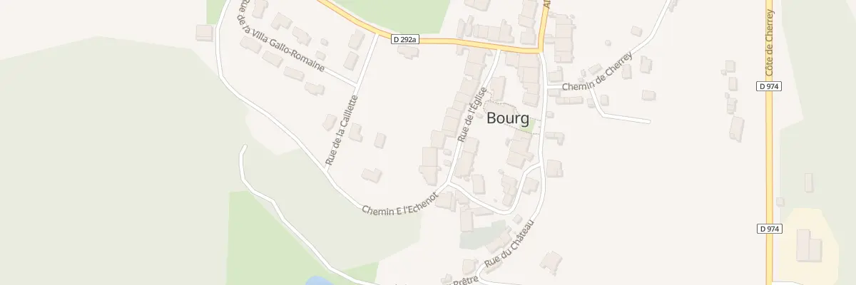 Plan du 16 Rue de l’Eglise à Bourg
