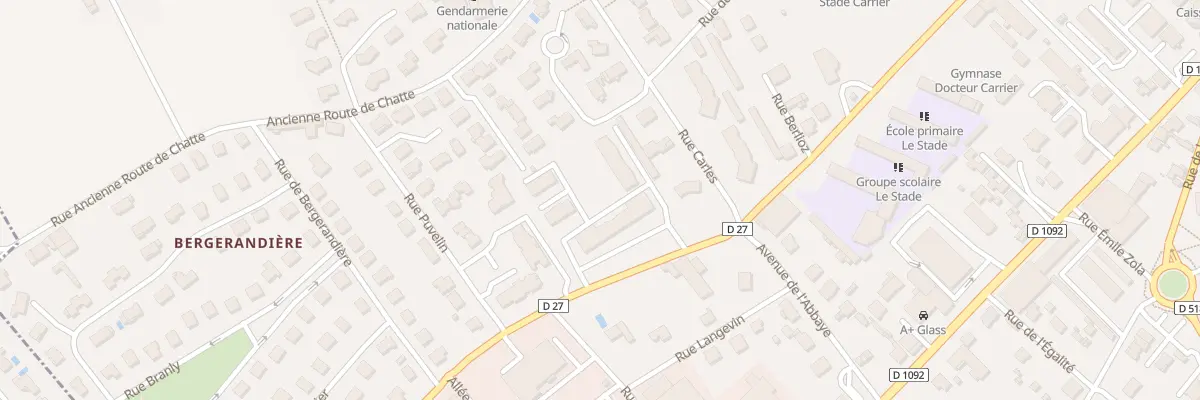 Plan du 2 Av de Chatte à Saint-Marcellin