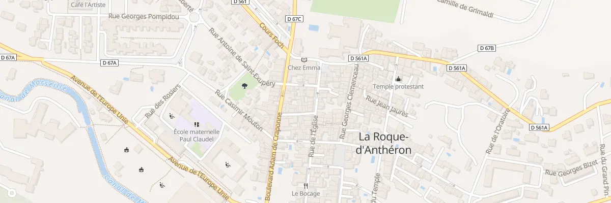 Plan du 8B Rue de l’Eglise à La Roque-d’Anthéron