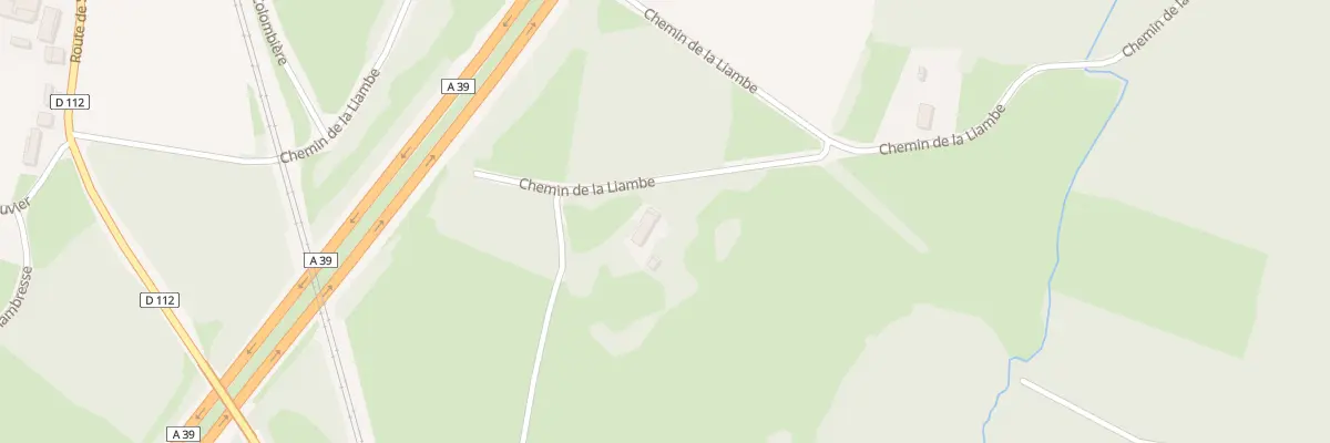 Plan du 730 Che de la Liambe à Dommartin-lès-Cuiseaux