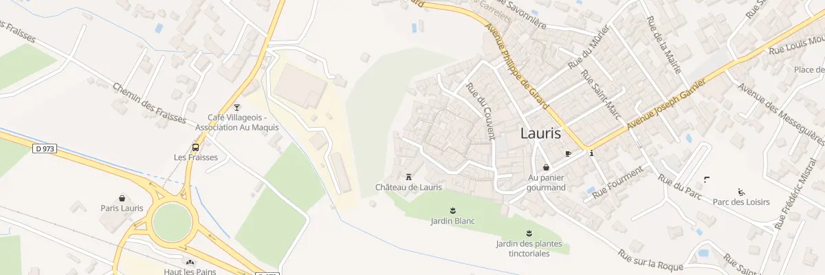 Plan du 5295F Imp du Chateau à Lauris