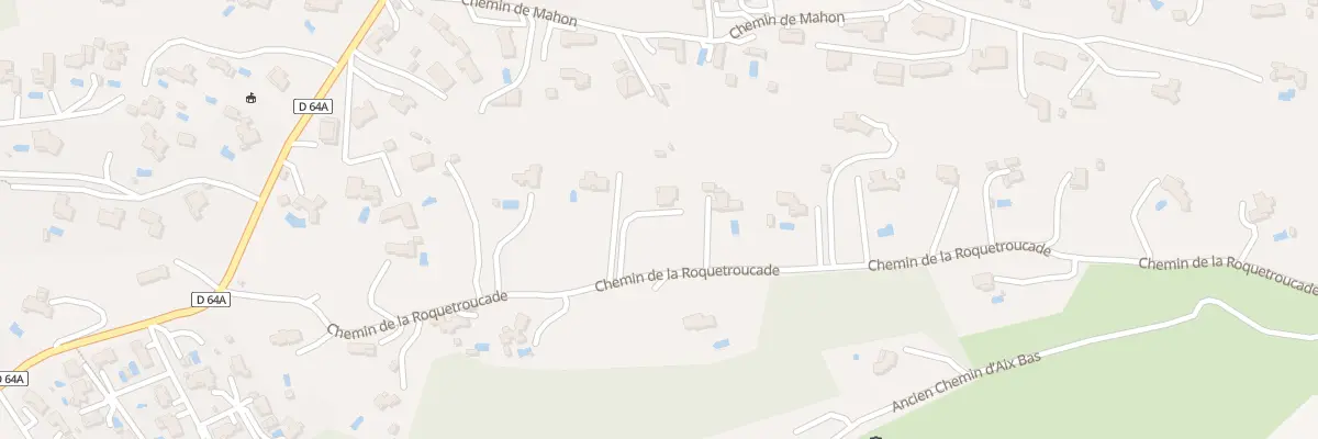 Plan du 5959 Che de la Roquetroucade à Ventabren