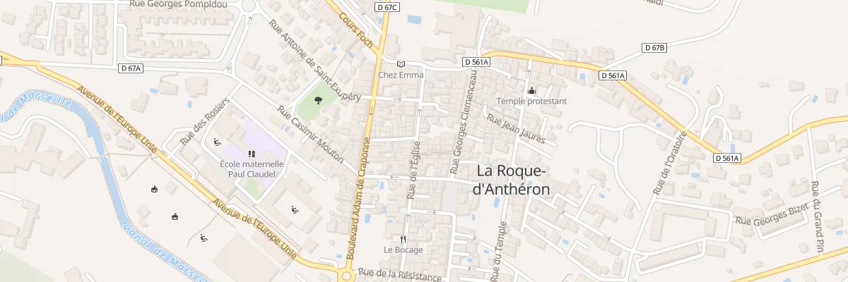 Plan du 21 Rue de l’Eglise à La Roque-d’Anthéron