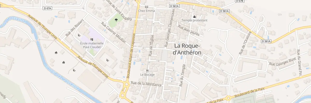 Plan du 4 Rue du Poilu à La Roque-d’Anthéron