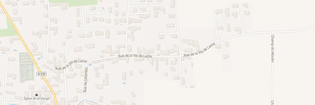 Plan du 39 Rue de la Vie de Lariot à Brézins