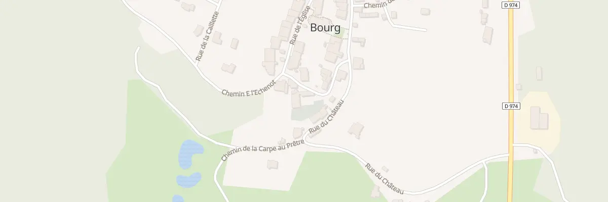 Plan du 6 Rue du Belvedere à Bourg
