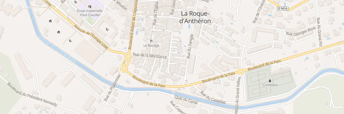 Plan du 11 Rue Albert Camus à La Roque-d’Anthéron