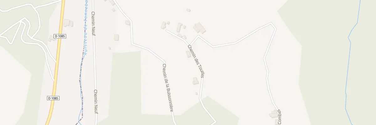 Plan du 293 Chem des Tourtes à Châteauvilain