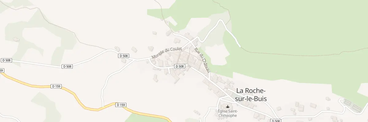 Plan du 5027 Le Village à La Roche-sur-le-Buis