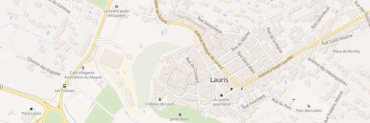 Plan du 14 Gr Grand Rue à Lauris
