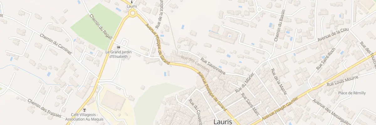 Plan du 5147F Rue des Carreles à Mondragon