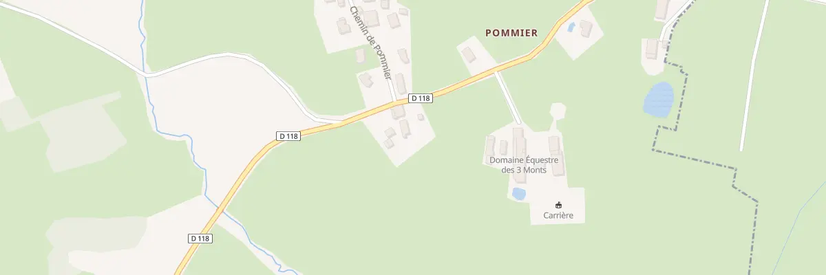 Plan du 1256 Rte de Courmangoux à Saint-Étienne-du-Bois