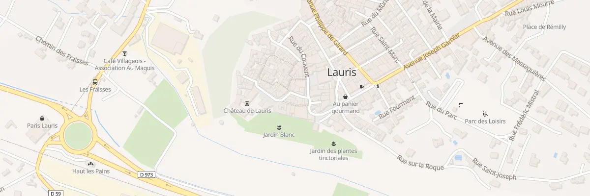 Plan du 5801F Rue Sainte Marguerite à Lauris