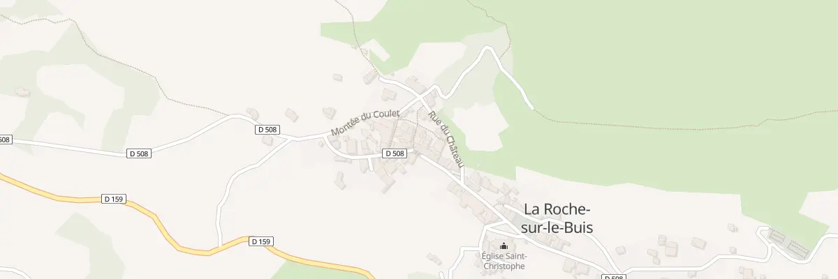 Plan du 5030 Le Village à La Roche-sur-le-Buis