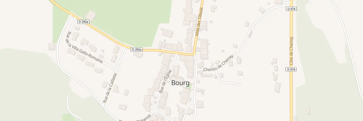 Plan du 1 Rue de l’Eglise à Bourg