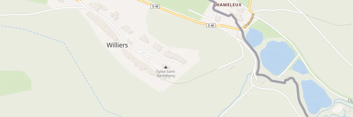 Plan du 6 All du Tilleul à Williers