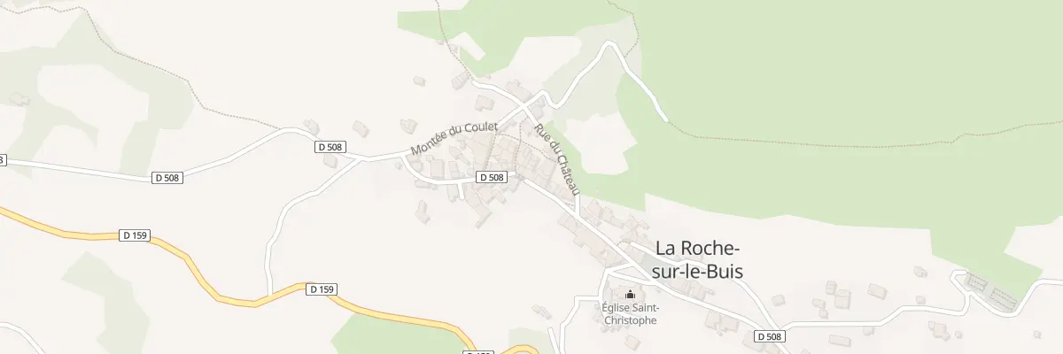 Plan du 5033 Le Village à La Roche-sur-le-Buis
