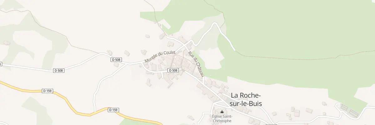 Plan du 5182 Le Village à La Roche-sur-le-Buis