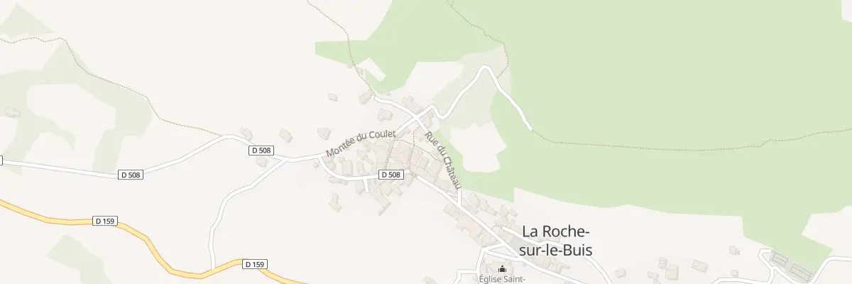 Plan du 5023 Le Village à La Roche-sur-le-Buis