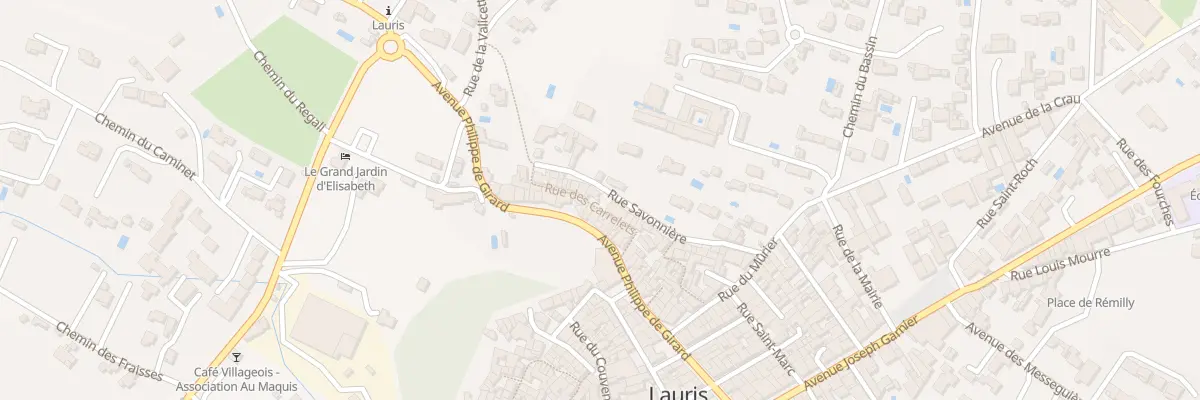 Plan du 25A Rue des Savonnieres à Lauris