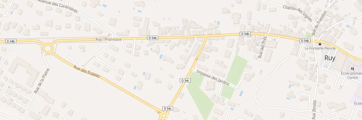 Plan du 67 Imp du Lavoir à Ruy-Montceau