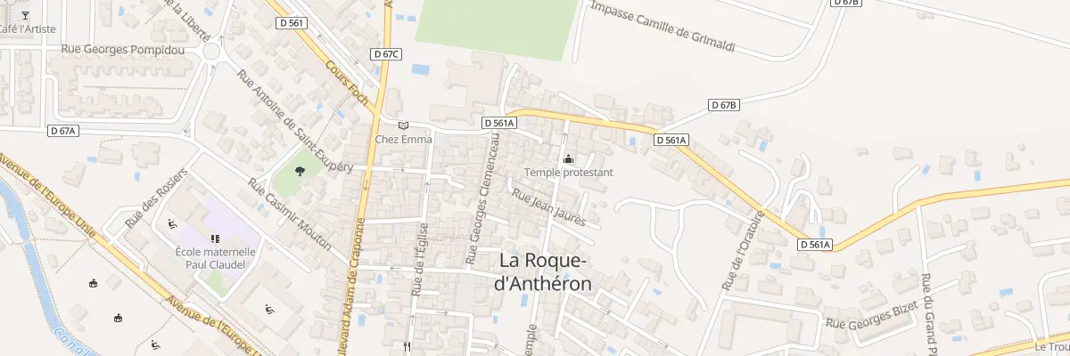 Plan du 5B Rue des Vaudois à La Roque-d’Anthéron