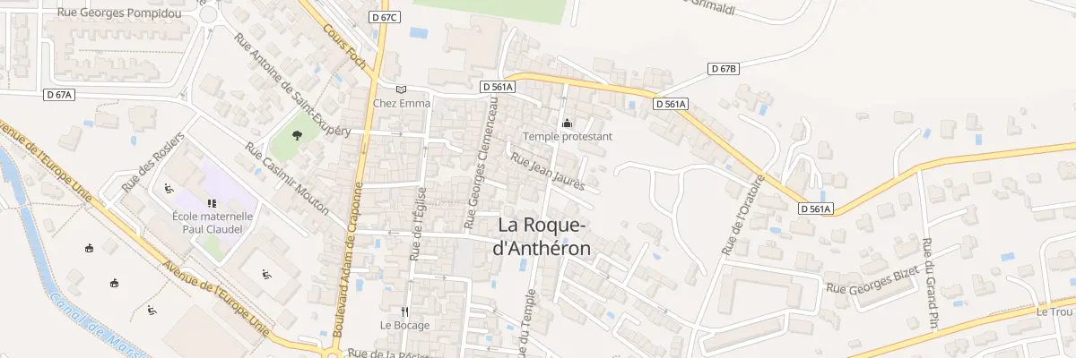 Plan du 14 Rue Jean Jaurès à La Roque-d’Anthéron