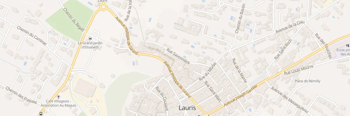 Plan du 5127F Rue des Savonnieres à Lauris
