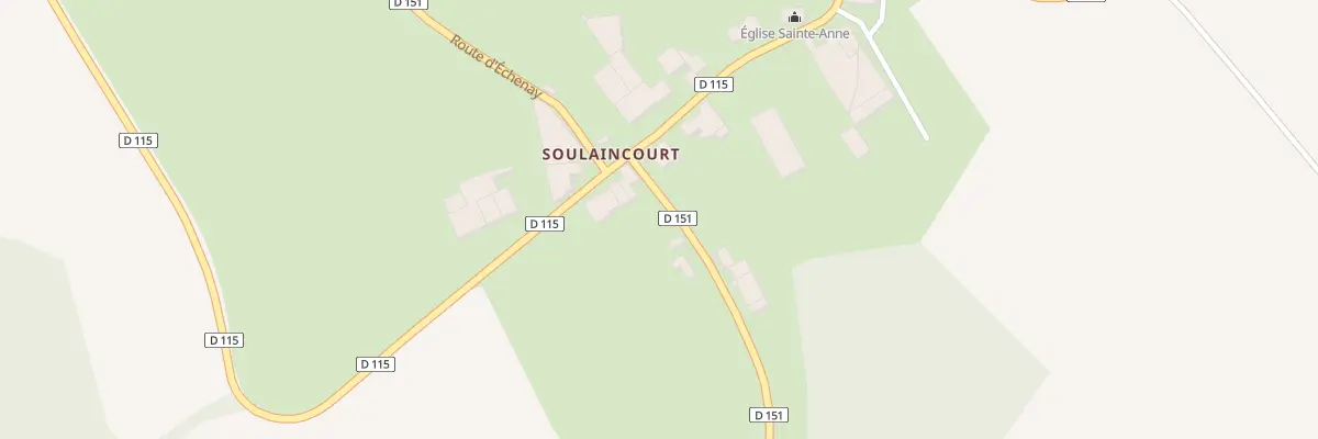 Plan du 2 Rue Principale à Soulaincourt à Thonnance-les-Moulins