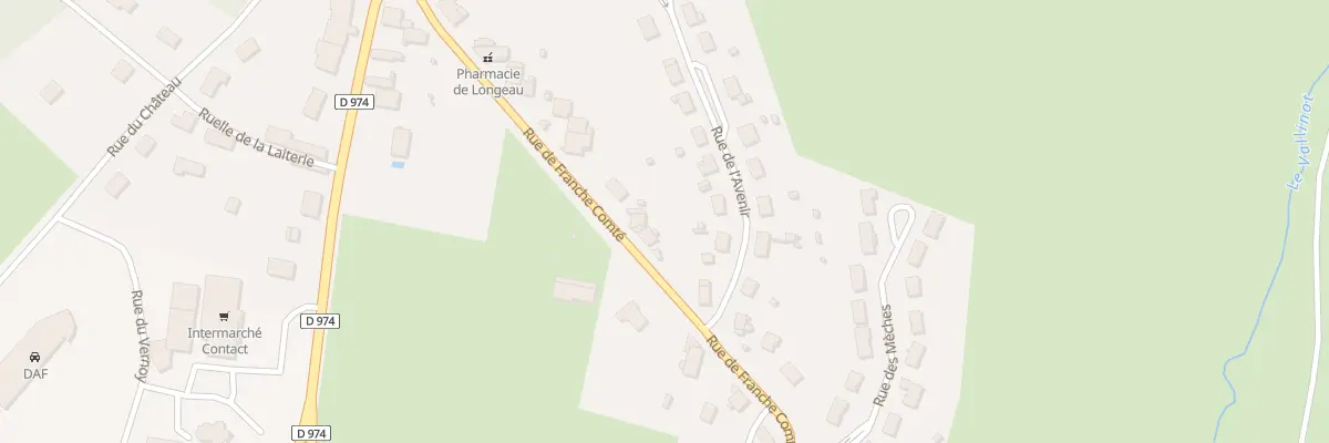 Plan du 15 Rue de Franche Comte à Longeau-Percey