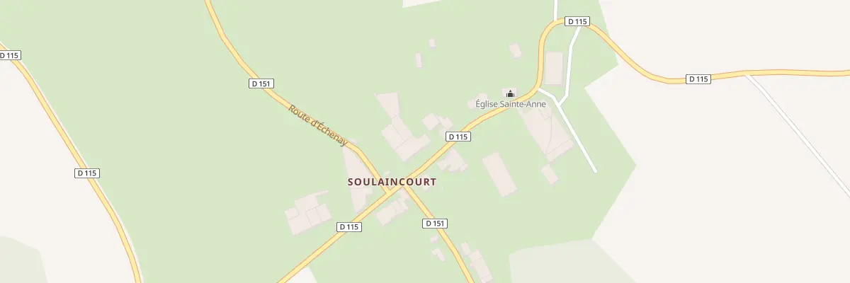 Plan du 3 Rue Principale à Soulaincourt à Thonnance-les-Moulins